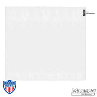 Silent Full Grid Cloth for Stainless Wag Flag Frame used in film grip rigging.