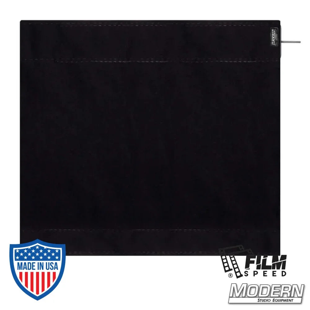 Black Wag Flag - Solid Commando Cloth for film grip rigging by Modern Studio Equipment.