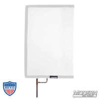 White China Silk Scrim with open end stainless steel frame, 1 stop material for diffusing direct light sources, ideal for film grip rigging