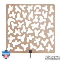 Wood cucoloris with frame for creating shadow patterns in film grip and rigging setups