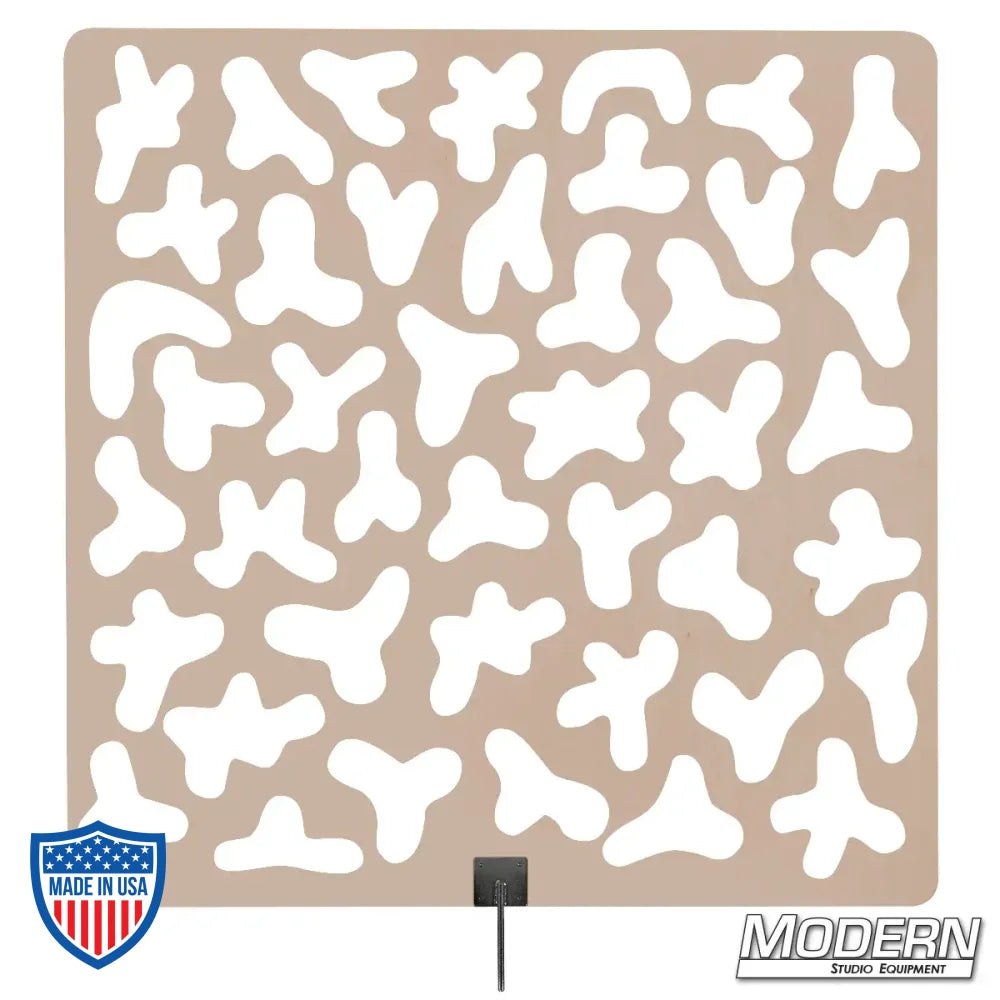 Wood Cucoloris 48" x 48" with grip rigging for film shadow patterns