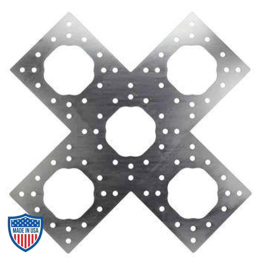 ModTruss 12’’ Splice Plates 4 Way Splice Plate