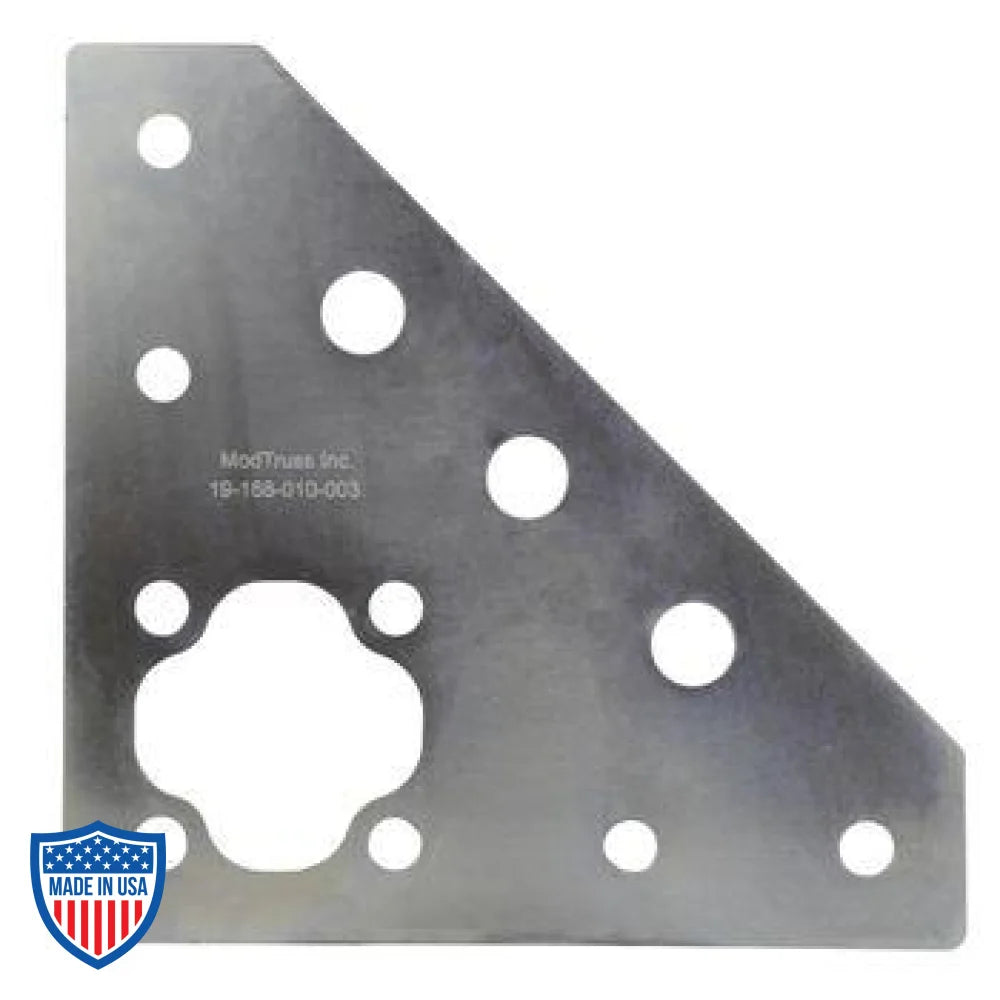ModTruss 90º Gusset Splice Plates 3’’ Truss 12’’ x 12’’ 90 Degree