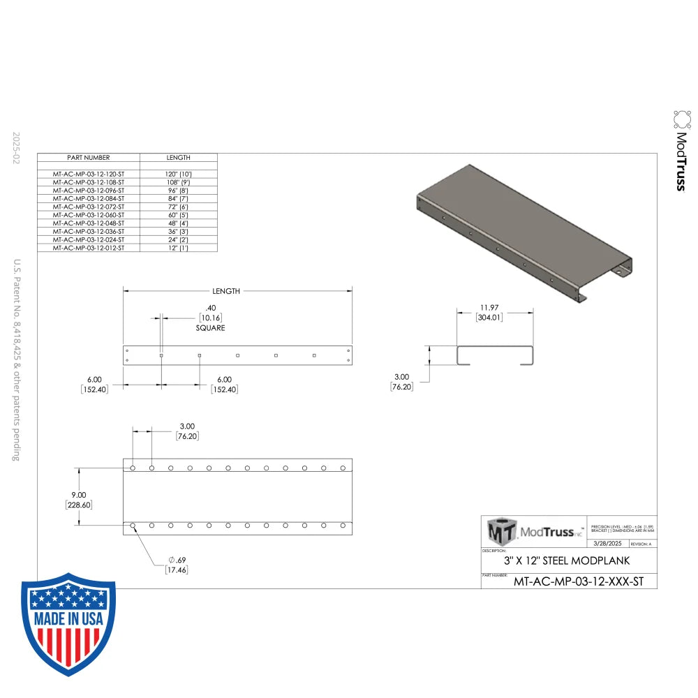 ModTruss Steel Mod Plank