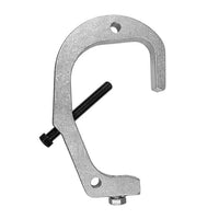 Monstro-Clamp 4" for film grip rigging, CNC cut from solid aluminum, fits 2-3.5" pipes, and supports up to 250 pounds