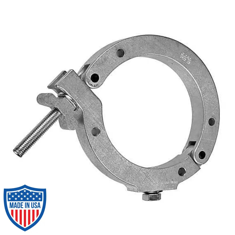 Monstro-Coupler 5.56-inch aluminum pipe clamp for film grip rigging.