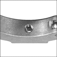 Close-up view of a Monstro-Coupler for film grip rigging, showing detailed CNC machined solid billet aircraft-grade aluminum