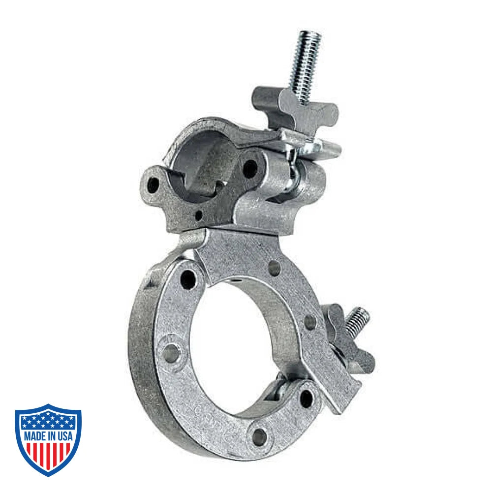 Monstro Swivel Coupler for fastening 3" to 2" tube, ideal for film grip and rigging equipment.