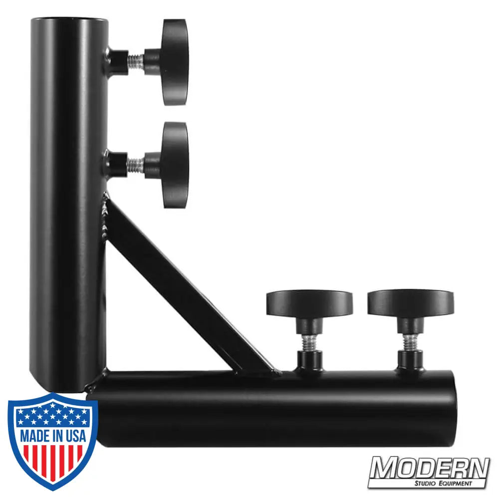 Pass Through Corner for 1-1/4" Speed-Rail® designed for film grip rigging, Modern Studio Equipment.