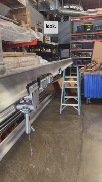 4-inch I-Beam 1/2 Ton Aluminum Locking Trolley