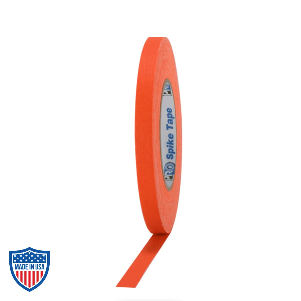 PRO 1/2" Spike Gaff Tape in red for film grip and rigging purposes