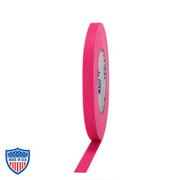 PRO® 1/2" Spike Gaff Tape in pink for film grip and rigging marking sets and stages with high strength adhesive.