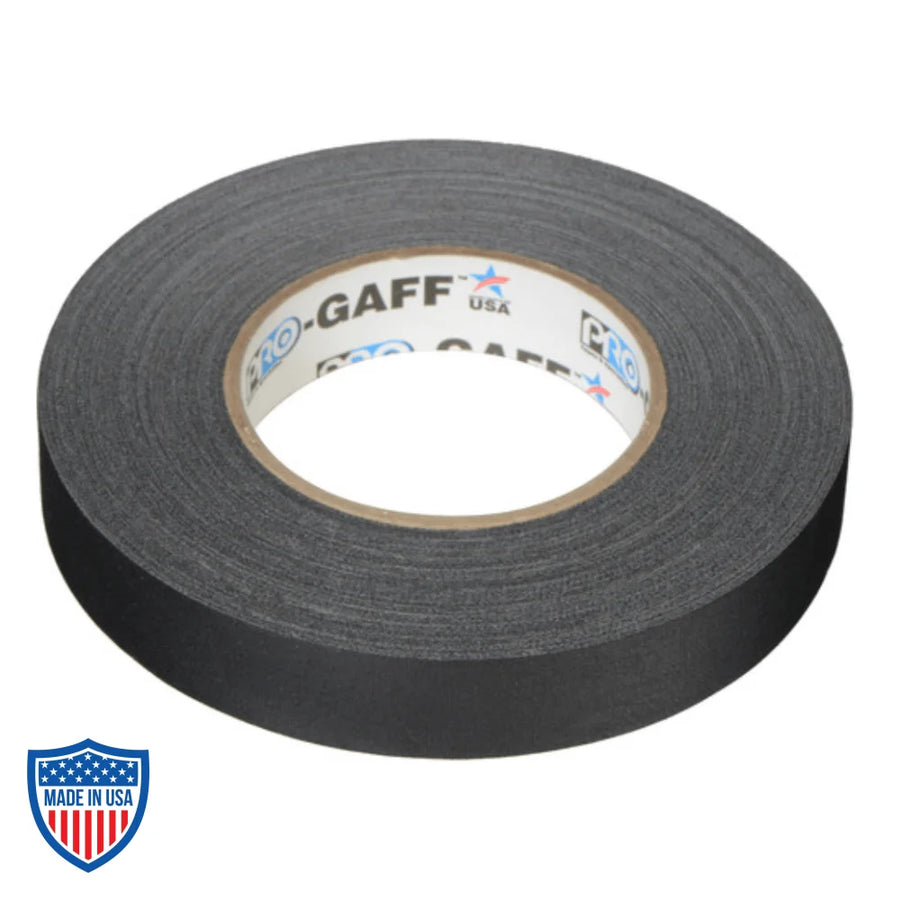 Pro Tapes 1" Black Pro Gaff Tape