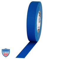Pro Tapes 1" blue Gaff Tape for film, grip, and rigging applications.