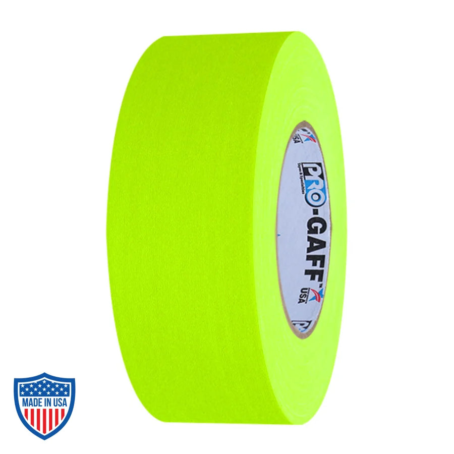 Pro Tapes® 2" Fluorescent Yellow Pro Gaff®