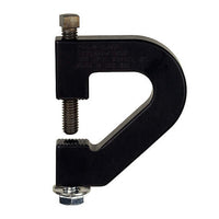 Purlin Clamp with fully threaded square head set screw for locking onto structural members, ideal for film grip rigging solutions.