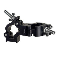 Quad Coupler 1-1/2-inch 90 Degree for film grip rigging, bolted with socket head cap screw and nylon locking nut, interlocking design.
