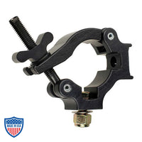Quad-Coupler 2-1/2" for film grip rigging, fits 1.9" to 2-1/2" OD pipes, black with hardware components, 1,100 lbs load capacity