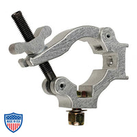 Quad-Coupler 2-1/2" for film grip rigging, fits 1.9" OD to 2-1/2" OD, with 1.2" Hex Head Cap Screw and 1/2" Nylock Nut