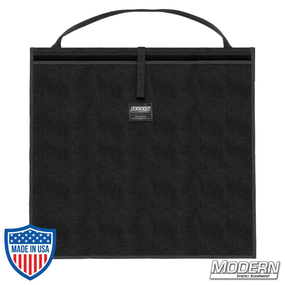 Modern Scrim Bag for 22-inch lighting scrims for film grip and rigging projects with Cordura 1000 and stainless steel rod for shape retention.