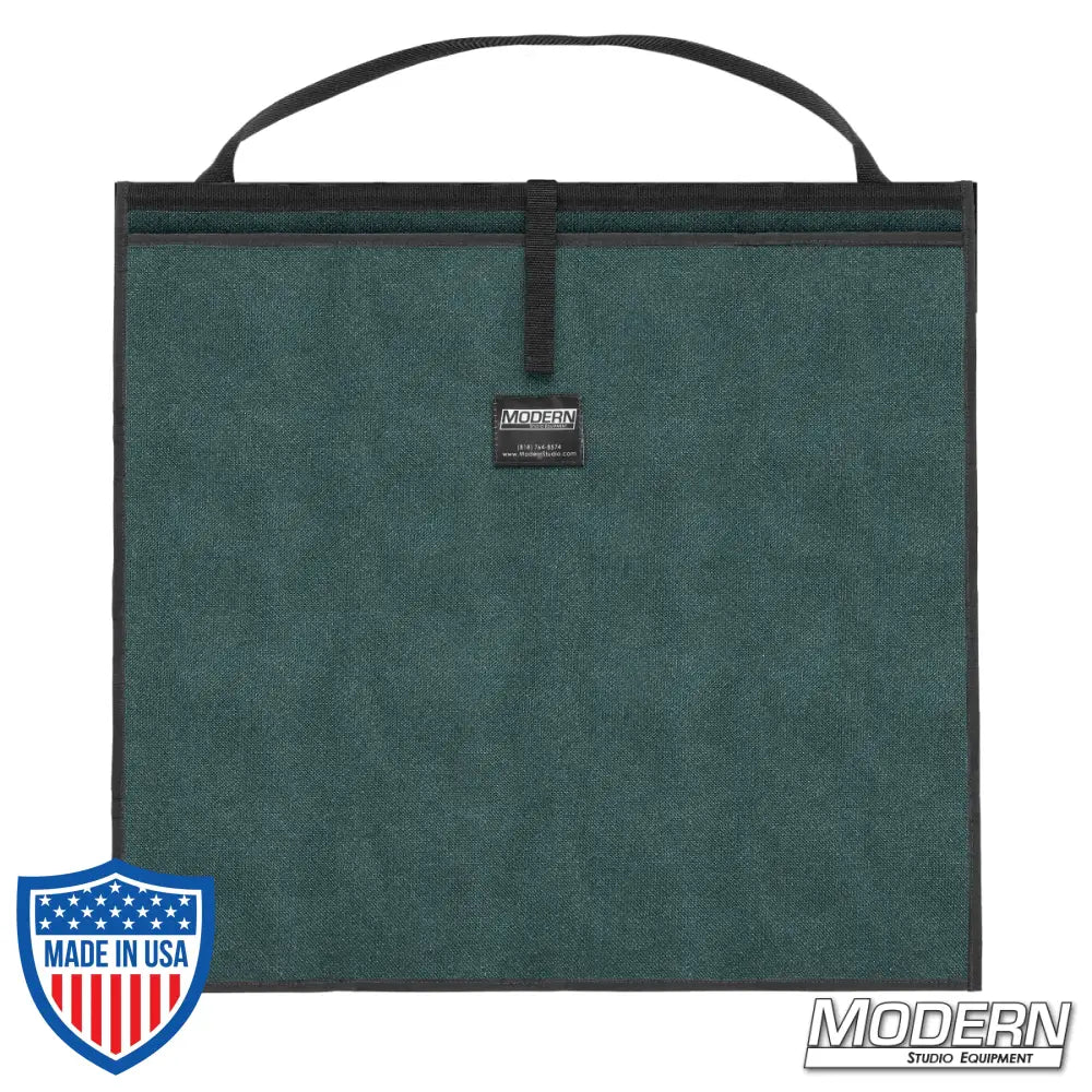 Modern Scrim Bag for 22" made with Cordura 1000 for film grip and rigging, ensuring organized lighting scrims and maintained shape.