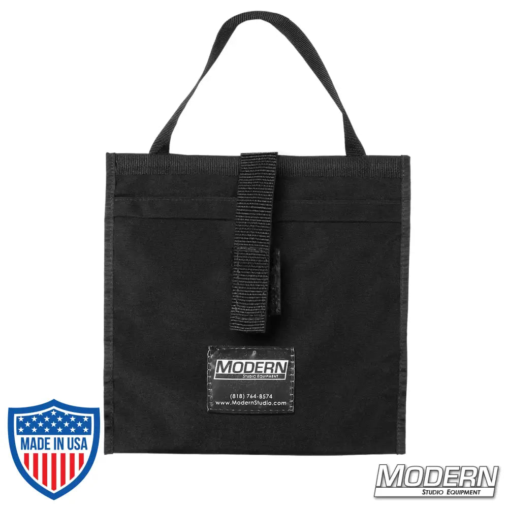 Modern Scrim Bag for 9" with handle, made from durable Cordura 1000 and reinforced with a stainless steel rod for film grip and rigging equipment