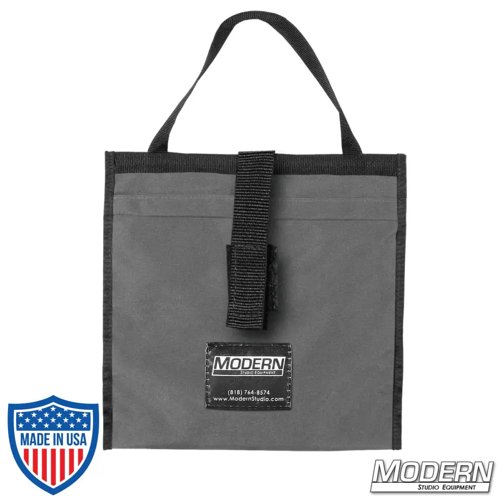 Modern Scrim Bag for 9" made of Cordura 1000 with a stainless steel rod, ideal for film grip and rigging equipment organization