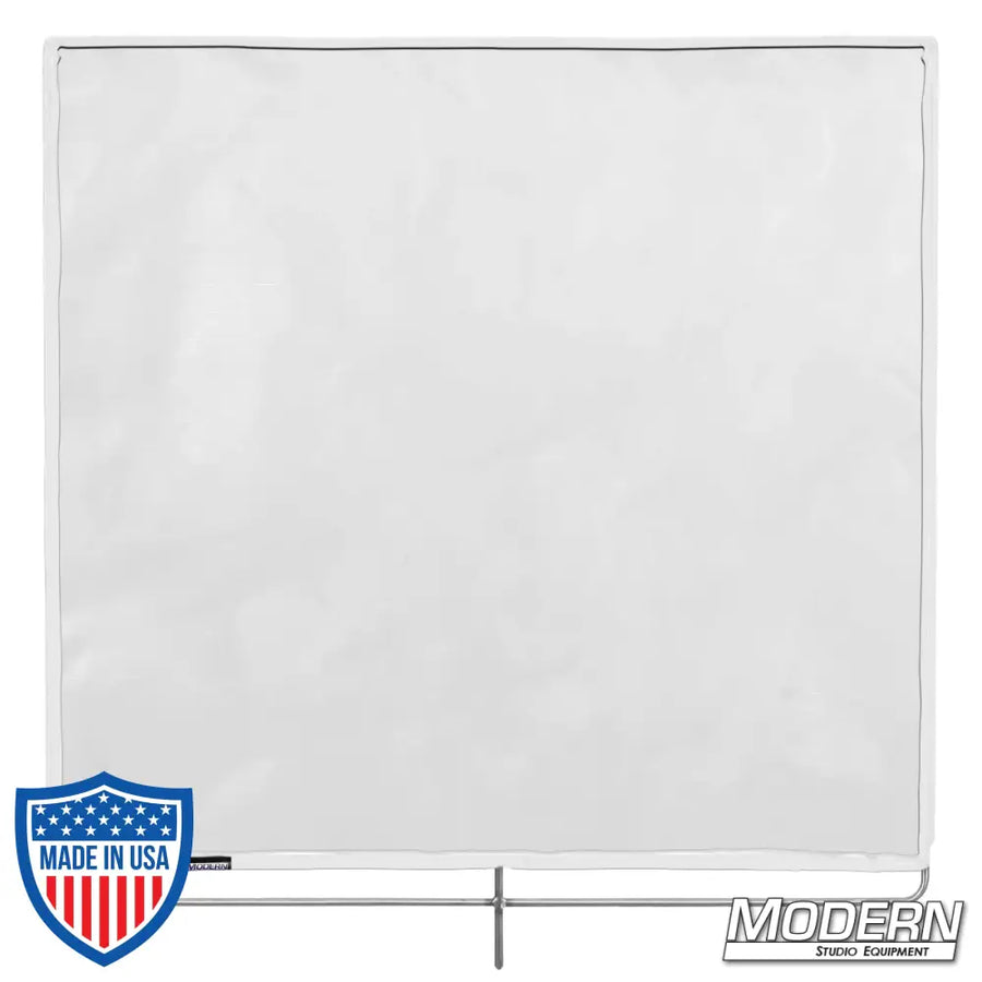 Silent Full Grid Cloth 48"x48" on stainless frame for film grip and rigging, 2.6 stop material diffuses direct light sources