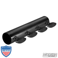 Sleeve for 1-1/2-inch Speed-Rail® in Black Zinc with T-Handles for film grip and rigging use, length 11.5”