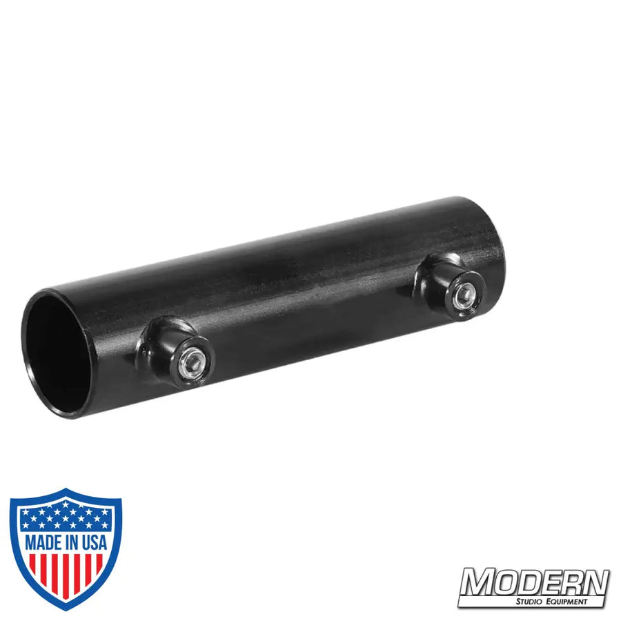 Sleeve For 1-Inch Round Pipe - Black Zinc With Set Screws