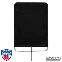 Solid Flag for film grip and rigging with stainless steel frame covered in 16 oz. Commando cloth. Non-floppy design.