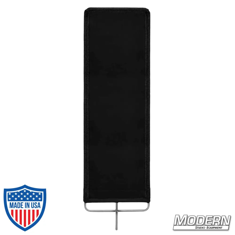 Stainless steel frame solid flag with 16 oz. Commando cloth for film grip rigging.