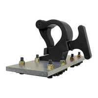 Spacer Plate for Track Hangers and Gridlocks for film grip rigging with bolts and fittings.