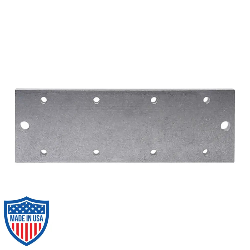 Spacer Plate for Track Hangers & Gridlocks for film grip rigging, featuring multiple holes for various mounting options and Mega-Gridlock compatibility.