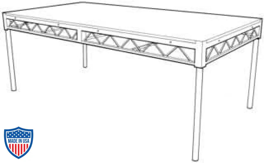 Steel deck platform for film grip and rigging, showcasing strength, ease of use, portability, and versatility.