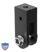 Threaded Rod Hanger for Mega-Batten Clamp in aircraft grade aluminum for film grip and rigging