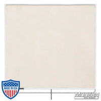 Unbleached Muslin diffusion fabric on 304 military-grade stainless steel frame for film grip rigging