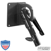 VESA 100 x 100 swivel monitor mount with 1-1/8" junior pin and 5/8" baby receiver for film grip and rigging solutions