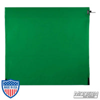 Chromakey Green Wag Flag for film grip rigging with stainless frame by Modern Studio Equipment.