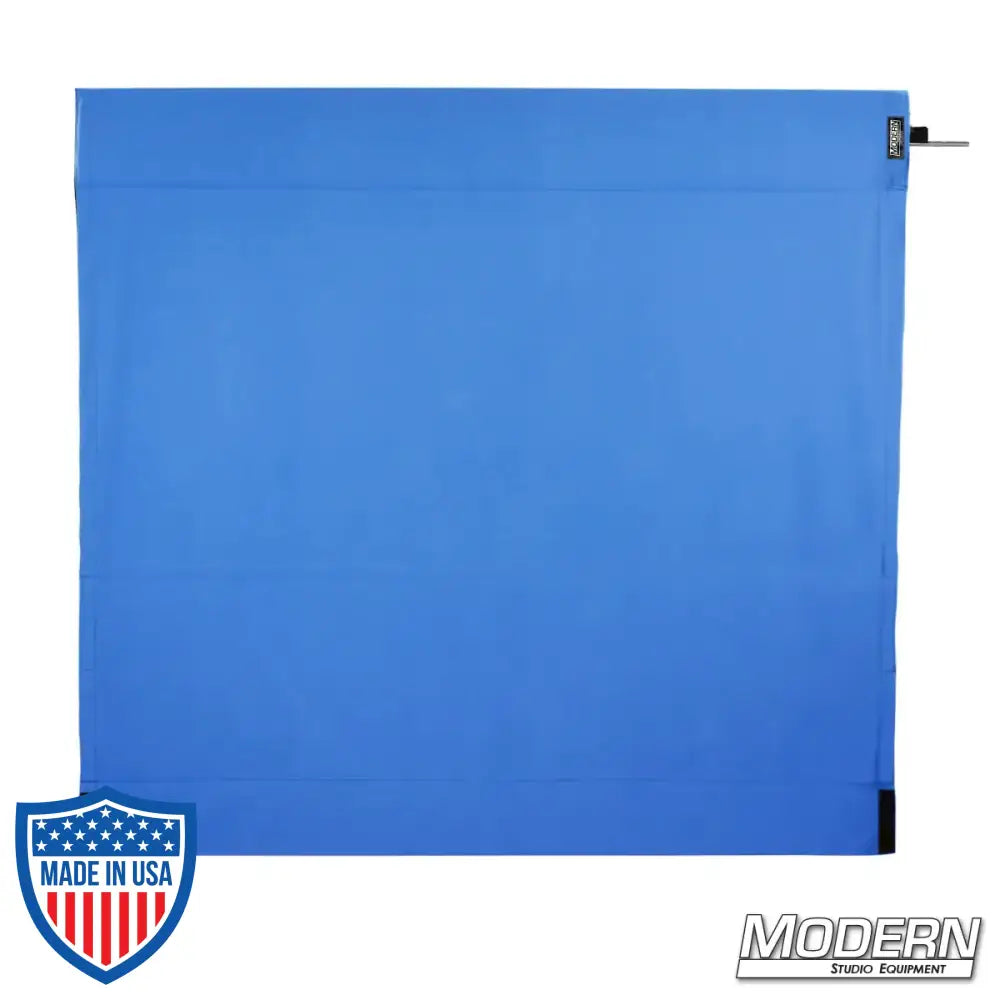 Digital Blue Wag Flag for film grip and rigging on stainless frame