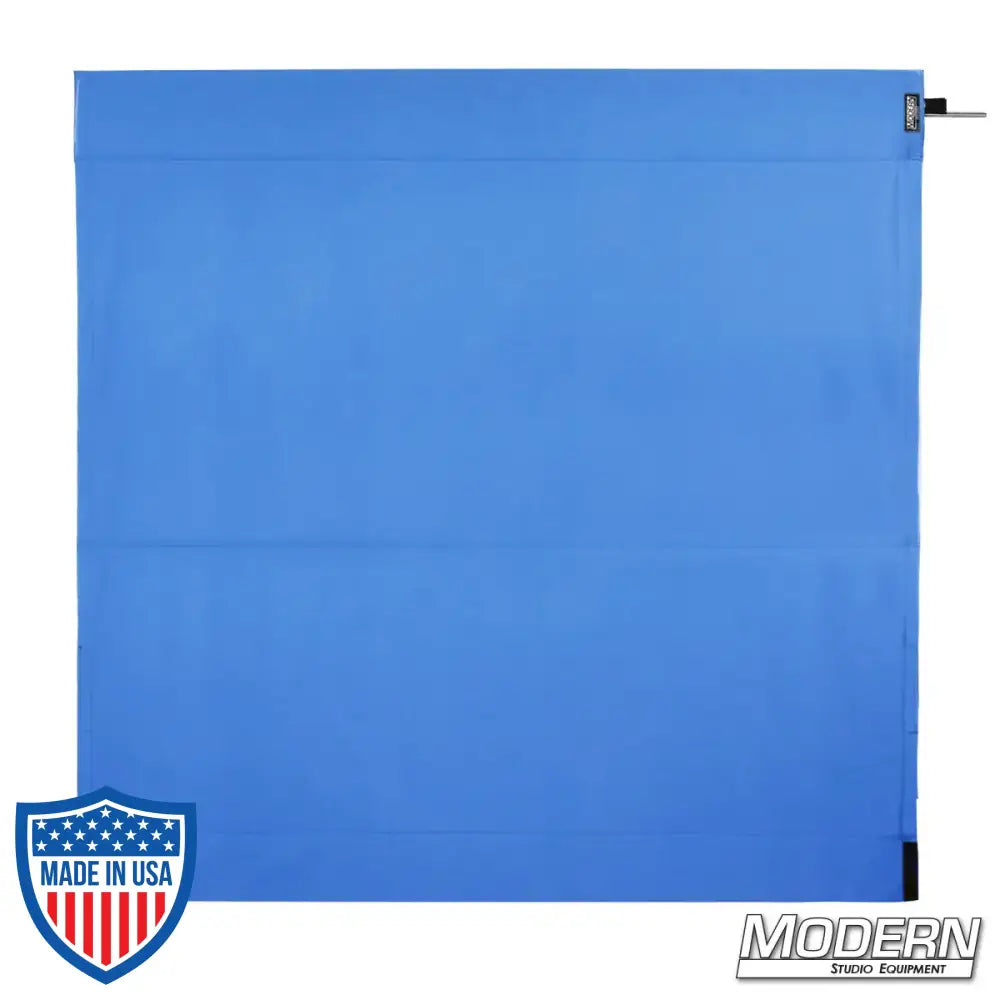 Wag Flag - Digital Blue for film grip rigging and photography with uncovered stainless steel frame