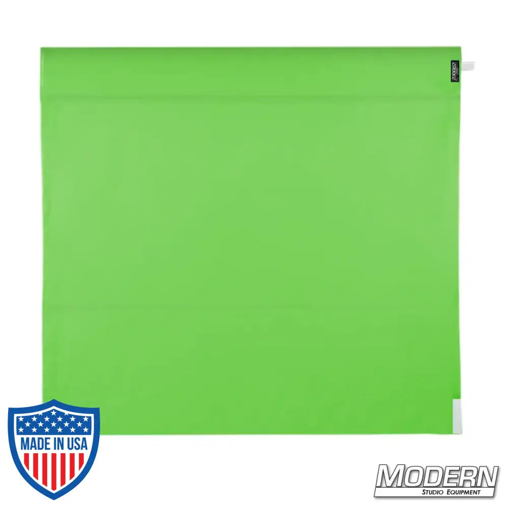 Digital Green Wag Flag for film grip rigging with uncovered stainless frame by Modern Studio Equipment.