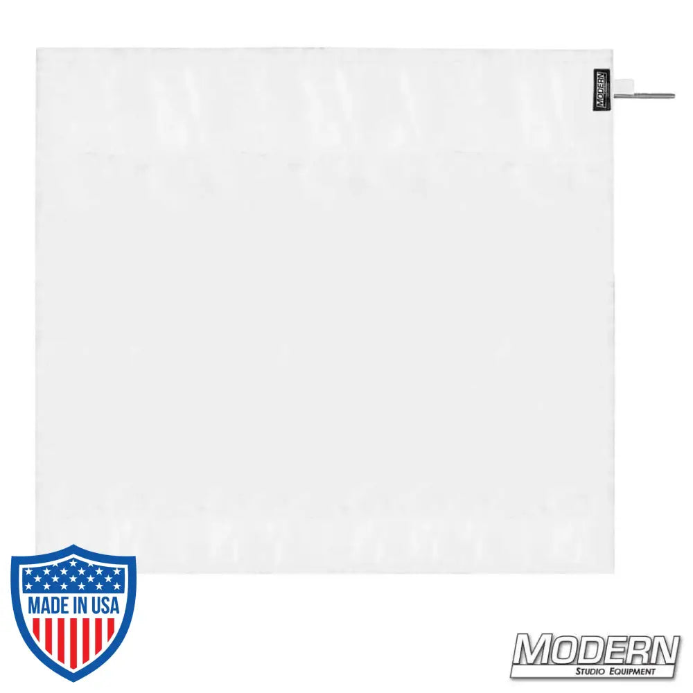 Silent Full Grid Cloth for Stainless Wag Flag Frame used in film grip rigging.