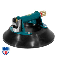 Wood's Powr-Grip 10" Suction Cup with durable metal handle for film grip and rigging on curved, nonporous surfaces.