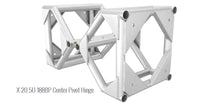 XSF 20.5-inch x 20.5-inch bolt plate utility bookend hinge and center pivot for film grip and rigging
