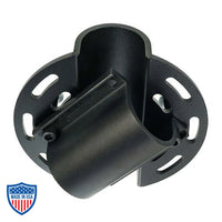 Mega-Gridlock Diagonal XL for film grip rigging with multiple curved slots for precise pipe positioning from 0˚ to 90˚.