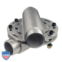 Mega-Gridlock Diagonal XL rigging accessory for film grip with adjustable curved slots and bolt configurations for versatile pipe positioning