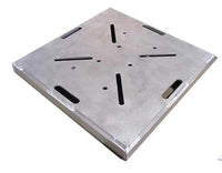 10-inch XLITE Triangle Truss Base with standard bolt placements for film grip and rigging applications.