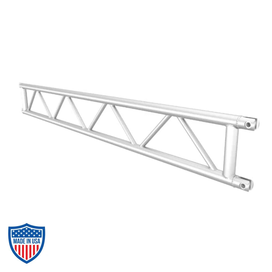 XSF 12" Aluminum Utility Ladder Truss with Steel Fork End Connections for film grip rigging applications.