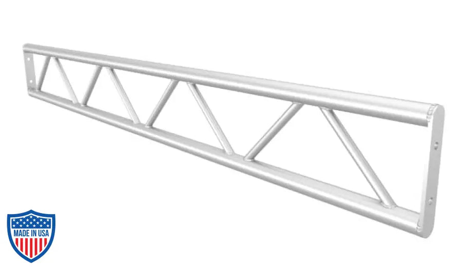 XSF 12-inch Bolt Plate Ladder Truss with 2.0-inch OD chords and 1-inch OD diagonals for film grip rigging applications